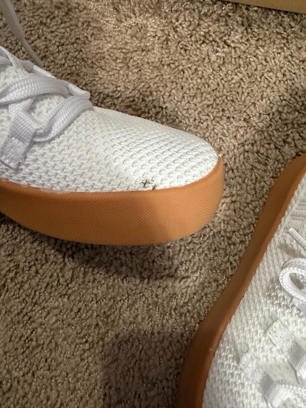 White NOBULLS with Tan Gum Sole - Picture 7 of 9